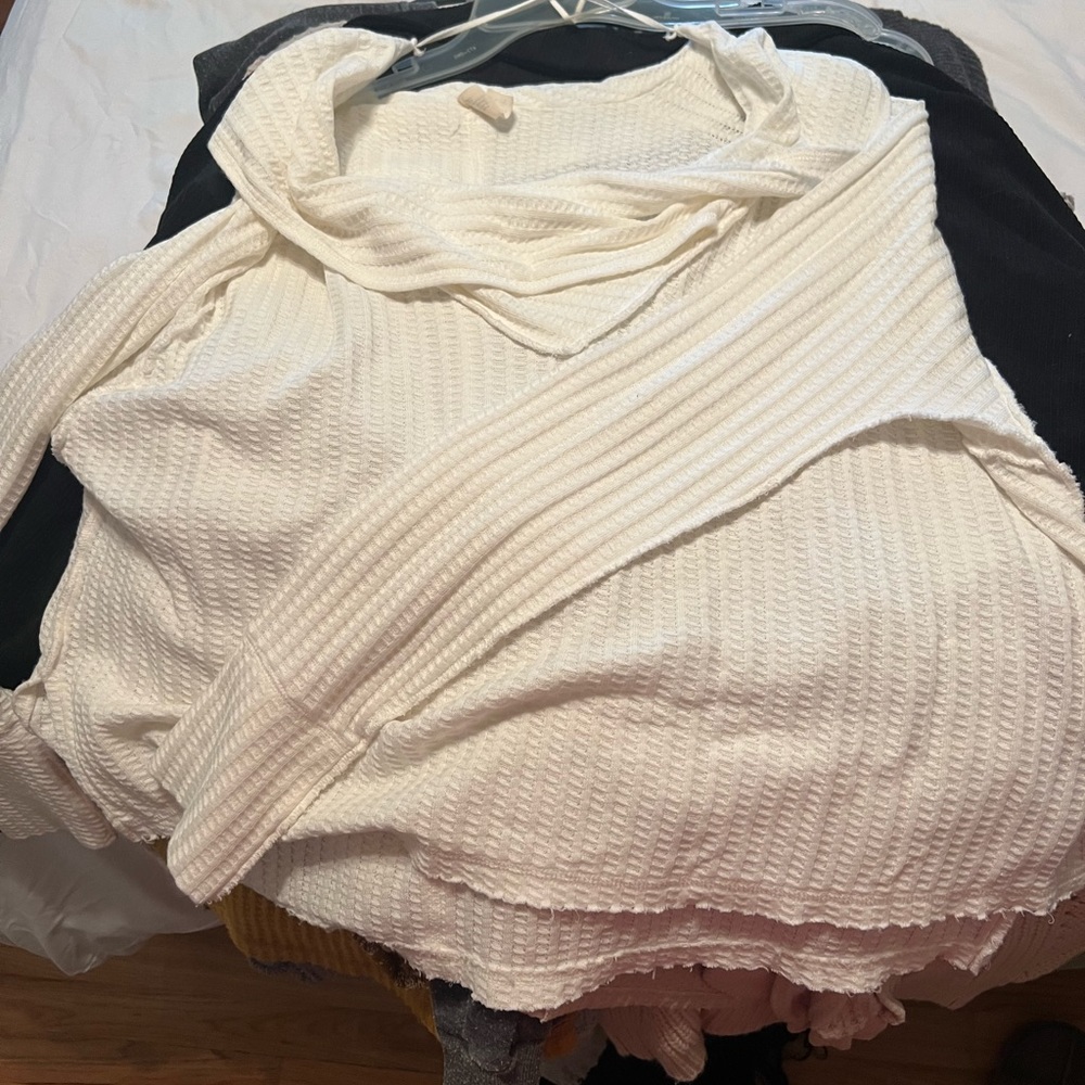 Off the shoulder thin sweater free people